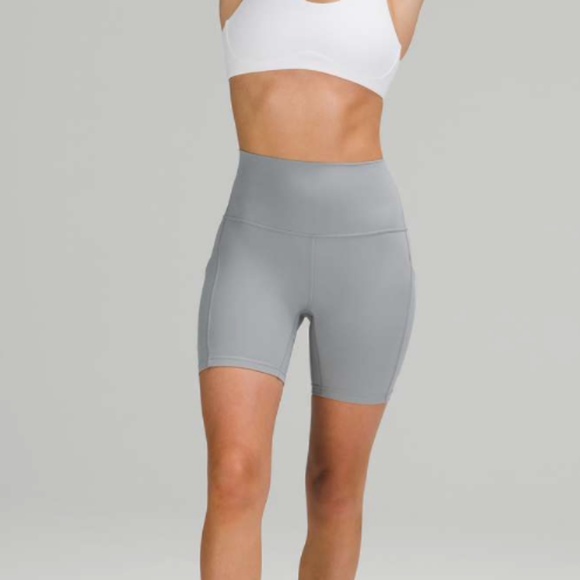 Lululemon Align High Rise Short 6" *Pockets Rhino Grey - Picture 1 of 6